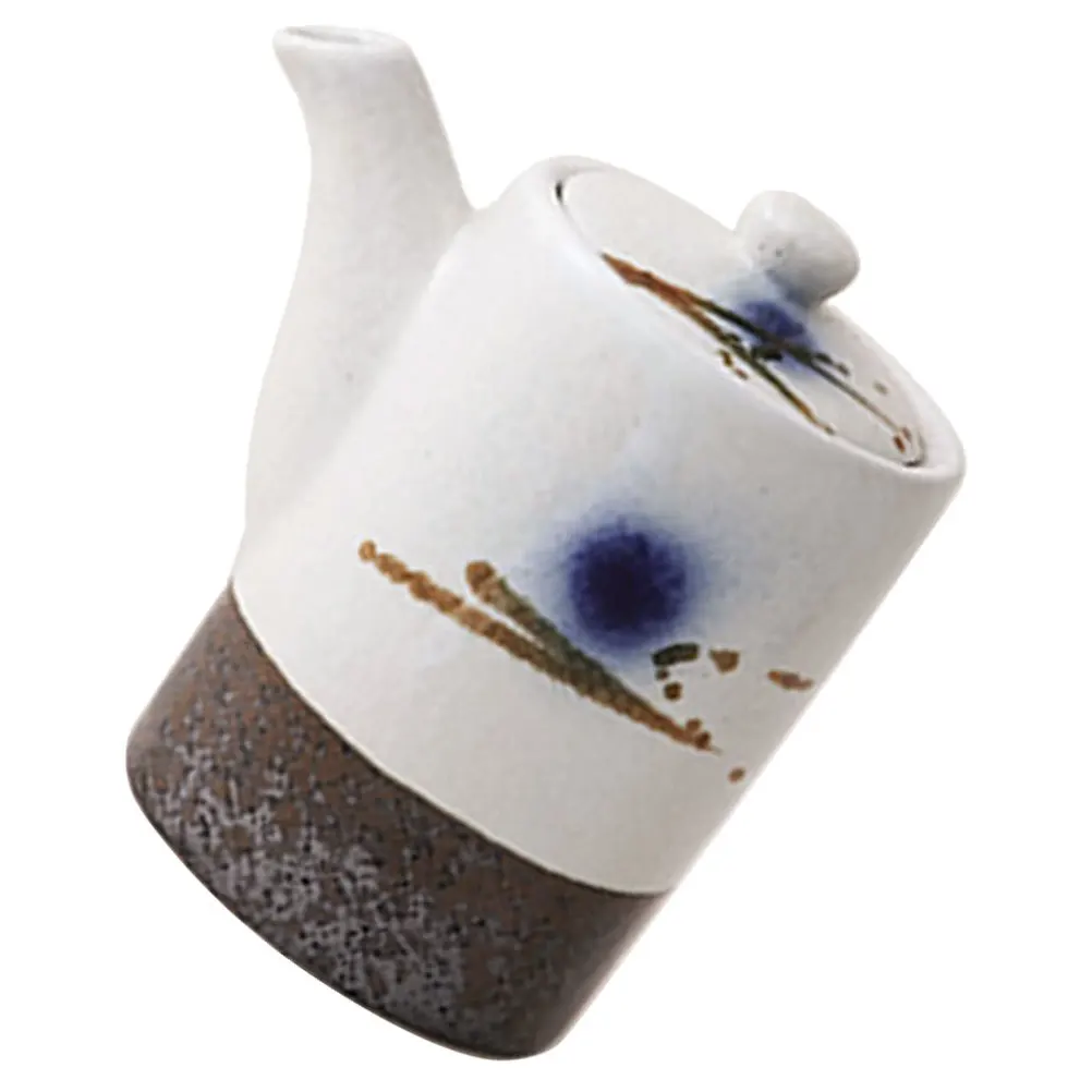 

Ceramic Seasoning Bottle Smooth Texture Handmade Design Ideal for Soy Sauce Vinegar Use in Restaurant Home Sauce Dispenser