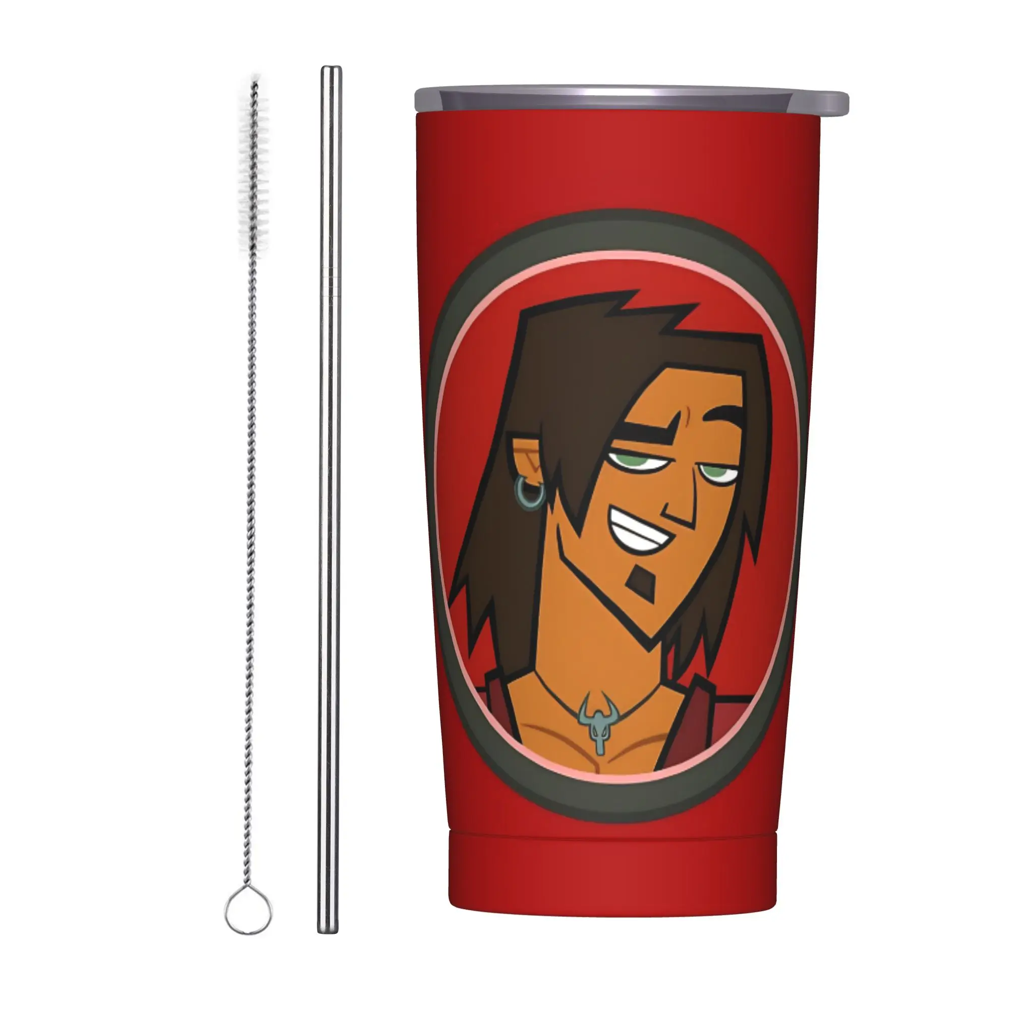 Totals Dramas Island Alejandro Tumbler Vacuum Insulated  Coffee Cups Stainless Steel Travel Outdoor Mugs Spill Proof, 20oz