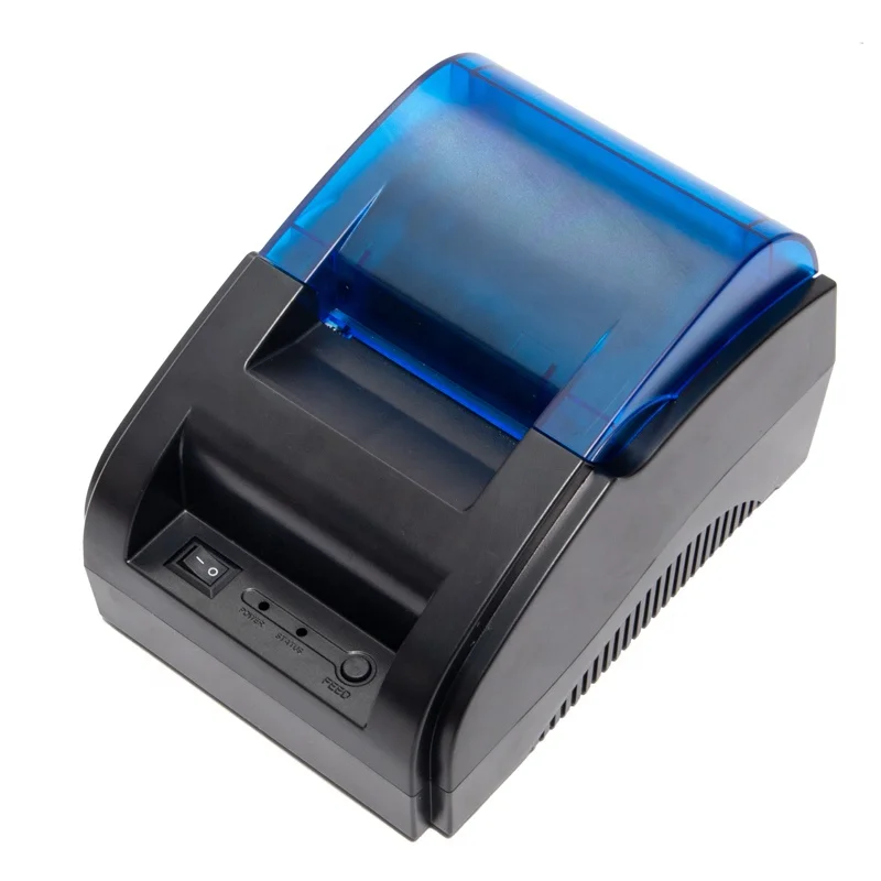 POS58-UB Blue Tooth+USB Thermal Receipt Printer 58mm Pos Support Android IOS Bill Printer with High Performance