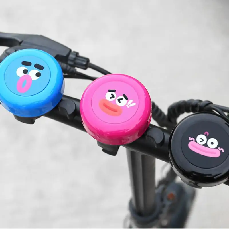 Mountain Cycling Bell Scooter Bell Cycling Cute Horn Funny Expressions Cycling Ringer Bell Loud Ringing Sound Horn Handlebar