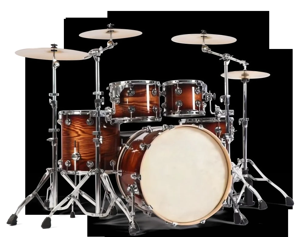 Professional Level Jazz Drum Set Musical Instrument Acoustic Tambor Kit for Performance Drummer
