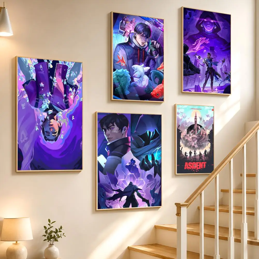 Tactical Game VALORANT Poster High-definition waterproof stickers, suitable for home décor, gifts, and holiday decorations