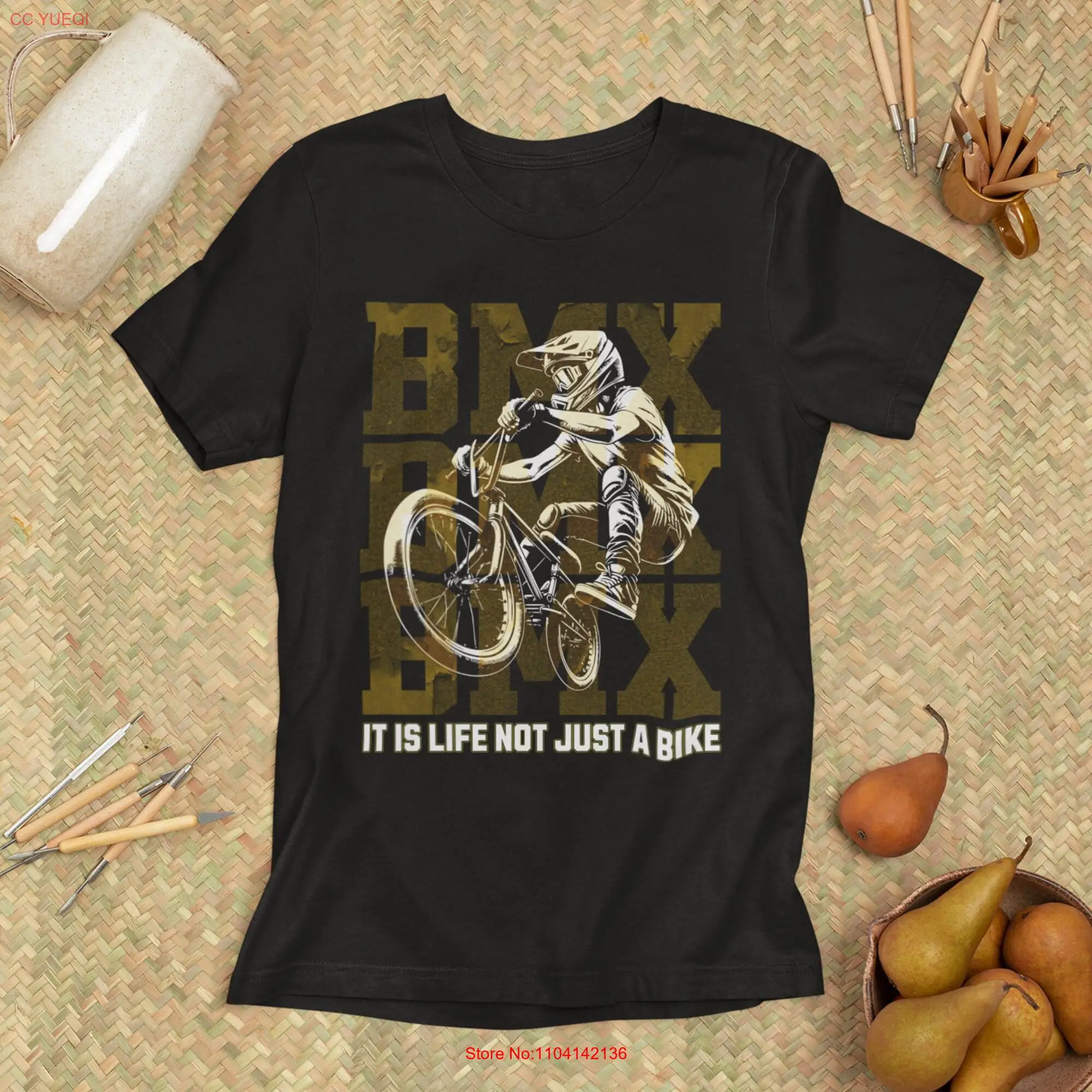 BMX T Shirt Freestyle Cyclist Funny Men's Fashion Cycling Clothing long or short sleeves