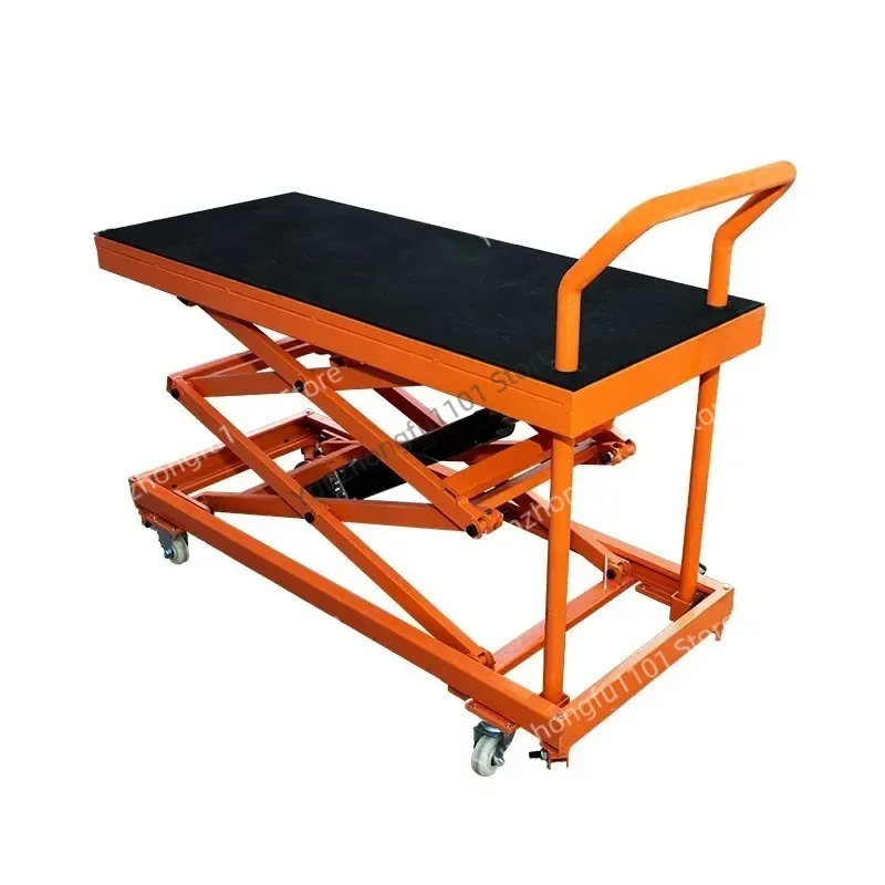 Electric Lifting Horse Stool Hydraulic Platform Truck Trolley Scissor Type Workbench Small Bricklaying Interior Decoration