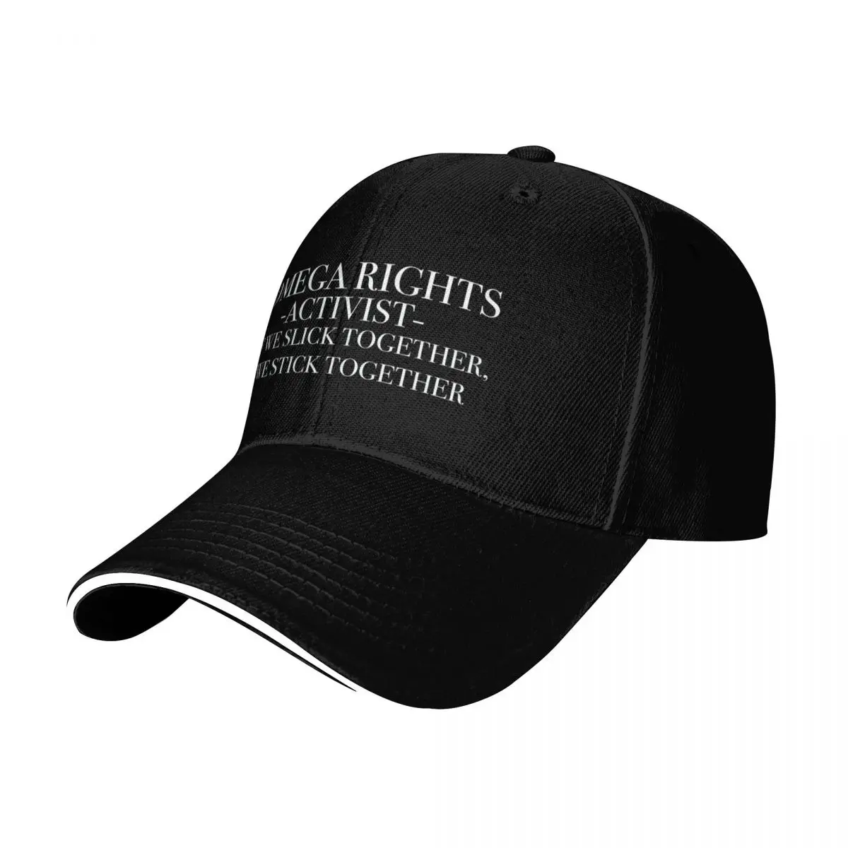 Omega Rights Activist Baseball Cap Rave Sunhat Streetwear Women's Beach Visor Men's