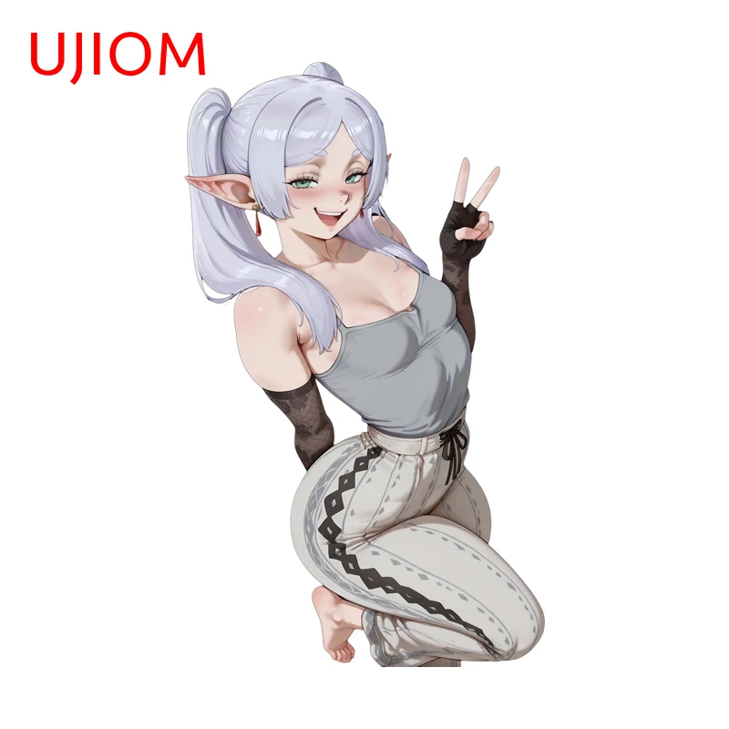 UJIOM Cool Police Frieren Ayase Graffiti Wall Sticker Exquisite Attractive Edgy Decal Suitable For Home Accessories Sunscreen