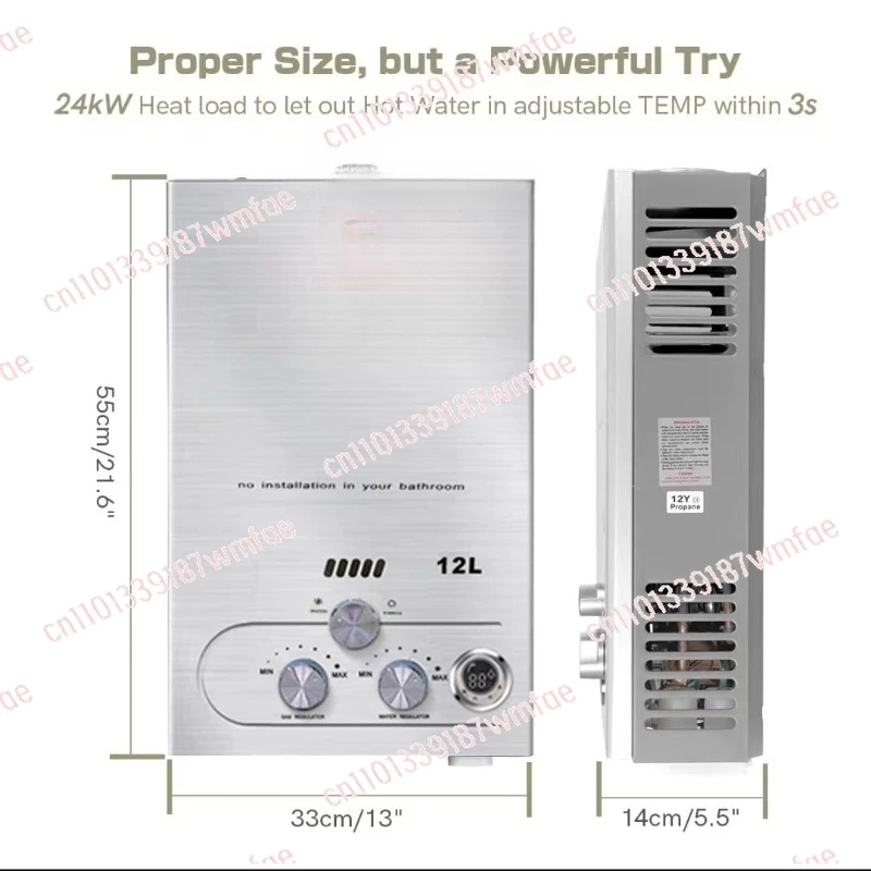 

Газовый водонагреватель Натуральный сжиженный Газовая баня быстрый нагрев низкого давления воды мгновенный нагрев