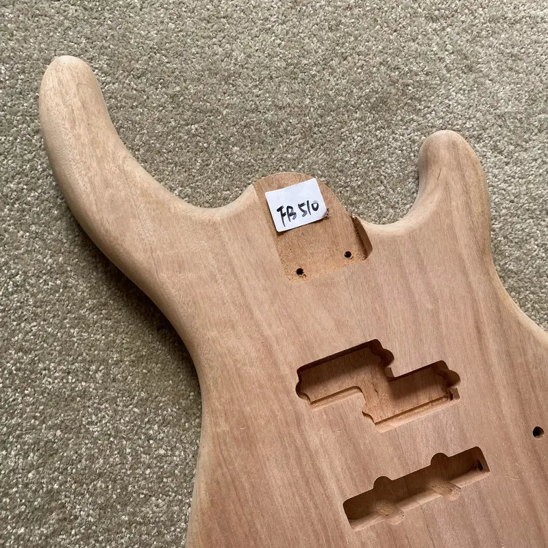 FB510 Solid Mahogany Custom Order Unfinished PJB Bass Body for Electric Bass Guitar Replace and DIY Right Hand