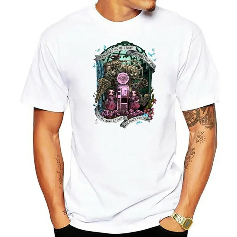 Unisex Men Guys T Shirt Bioshock Big Daddy In The Garden We're Growing Artwork Art Printed Tee