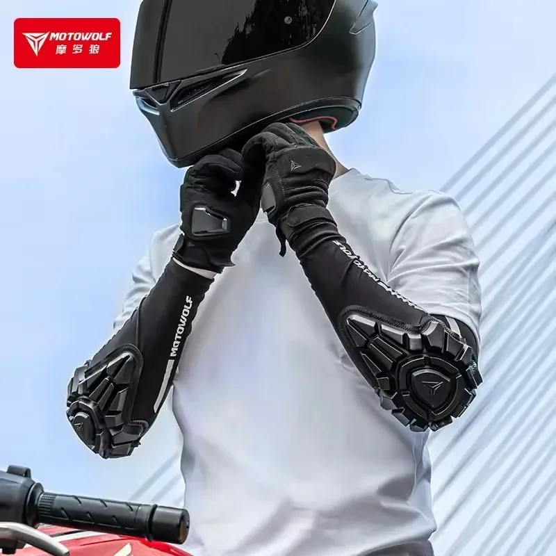 New Motorcycle Elbow Pads Summer Mtb Cycling Elbow Protection Motocross Elbow Protector BMX DH ATV Motorcyclist Equipment
