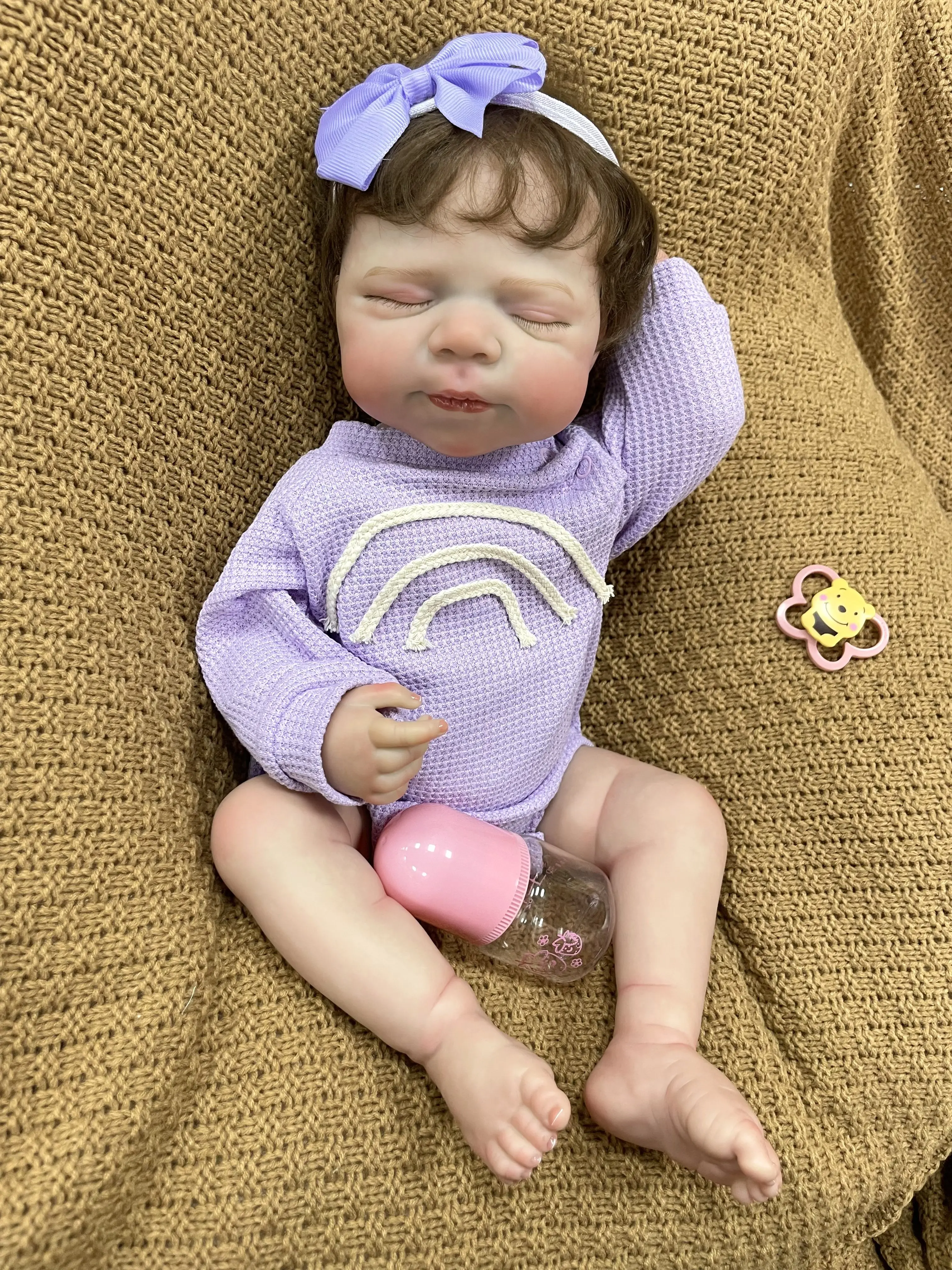 Wholesale Cokela Painted High Color 20Inch Silicon Kids Baby Soft Cotton 50Cm Silicone Kids Toddler Reborn Dolls Kits