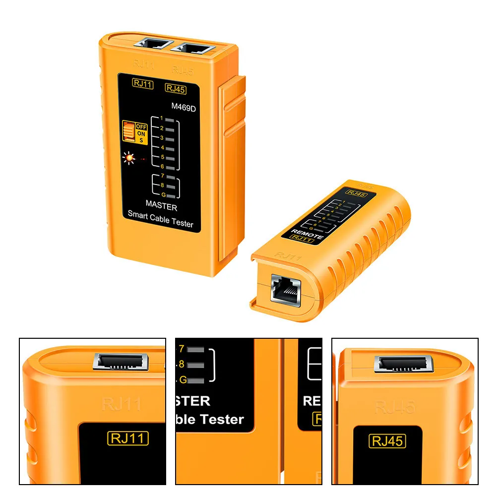 Lightweight Reliable Network Cable Tester Excellent Flexibility Long Service Life Simple Appearance Network Cable Test