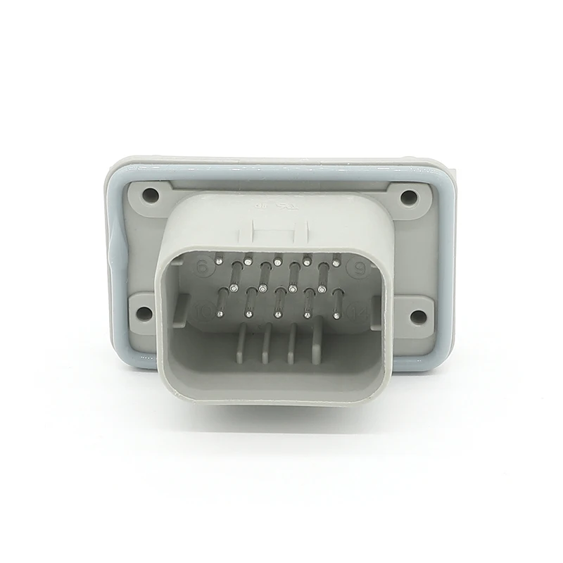 776267-4 工場直接自動車防水コネクタ 14Pin 90 °   アングル PCB マウント ヘッダー