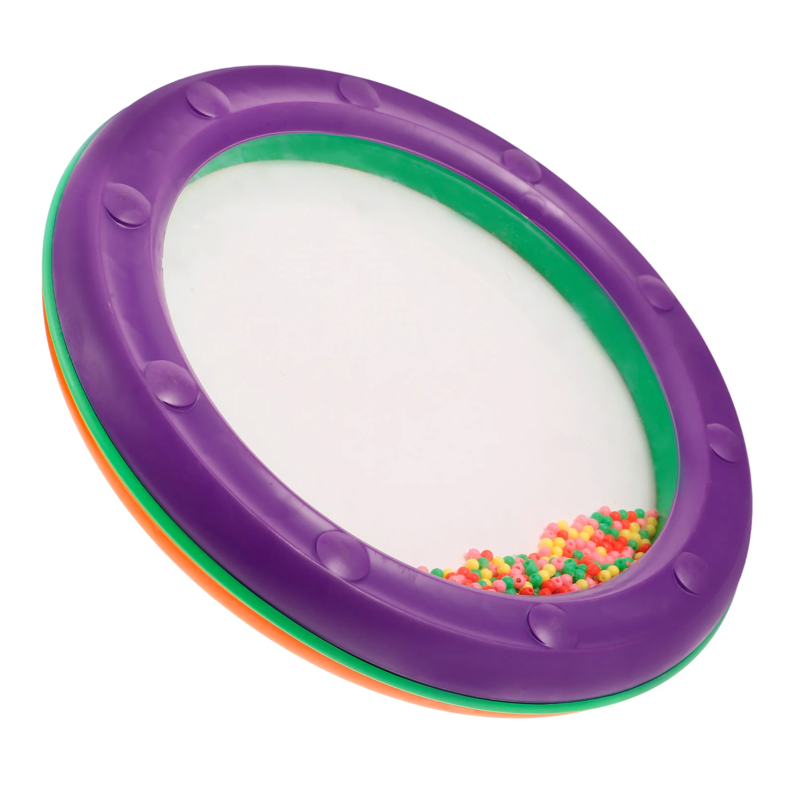 

Wave Bead Kids Musical Instrument Drum For Kids Hand Drum Instrument Crisp Clear Sound Sturdy Children Musical Percussion