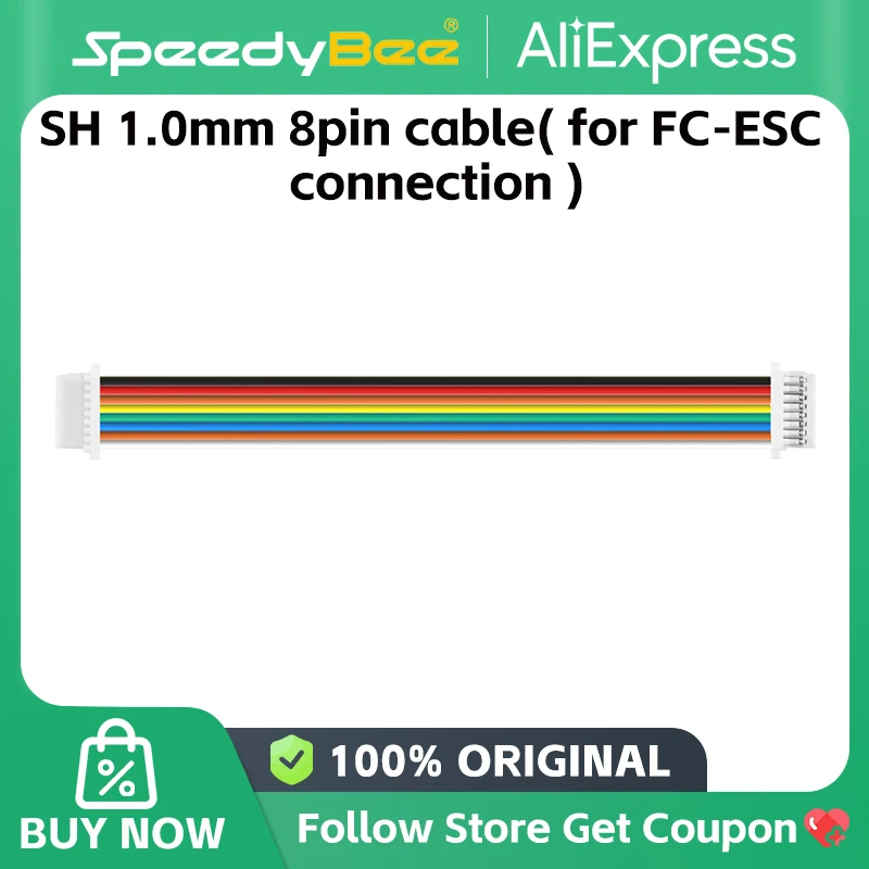 Cable SH 1.0mm 8pin: La Solución Definitiva para Conexiones de ESC en Drones