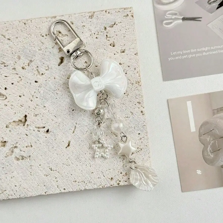 

Japanese And Korean Ins Style Girl Bow Mobile Phone Chain Handmade Beaded Bag Trailer Keychain Camera Card Bag Pendant