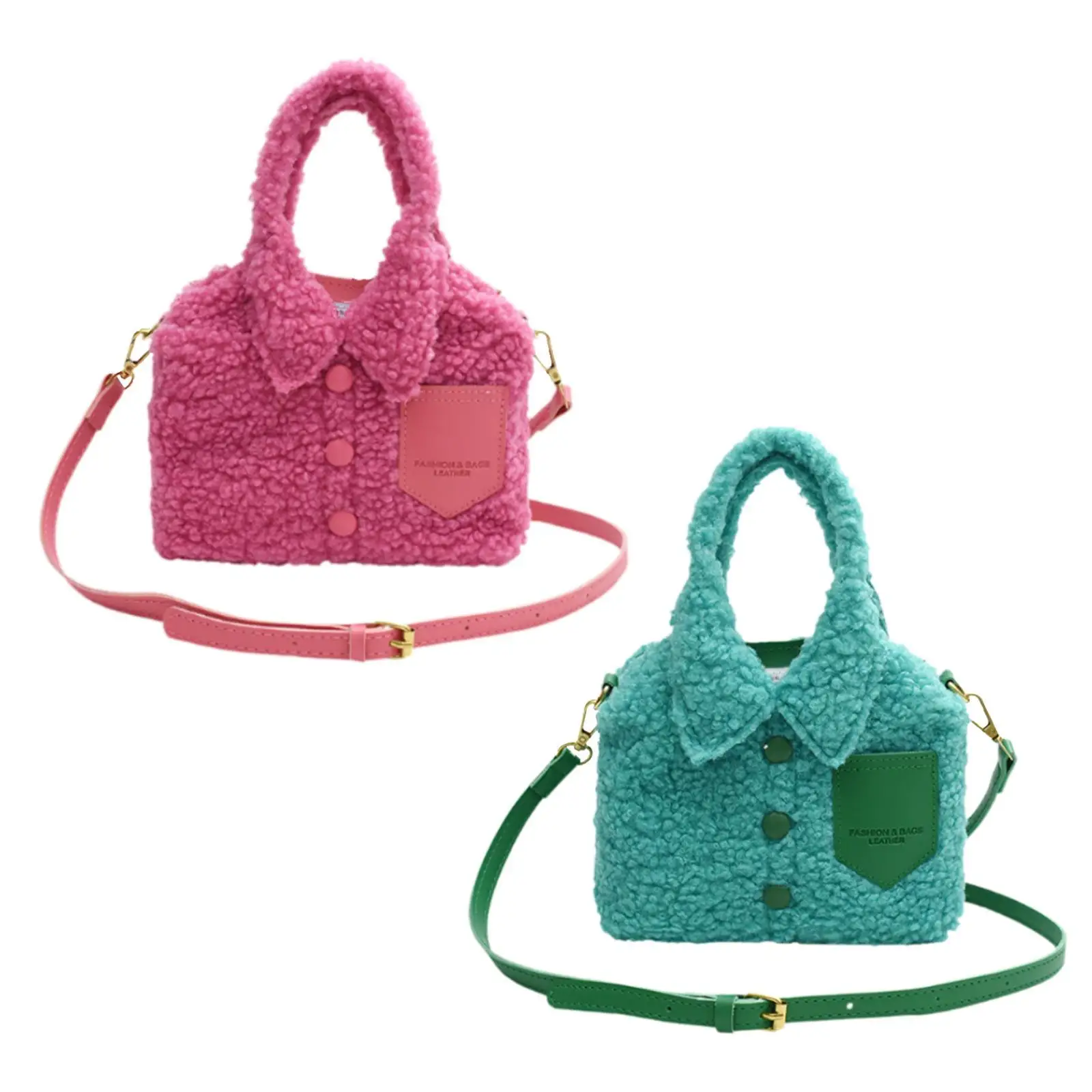 

Women Shoulder Bag Handle Bag Detachable Hook Satchel Portable Fashion Handbag