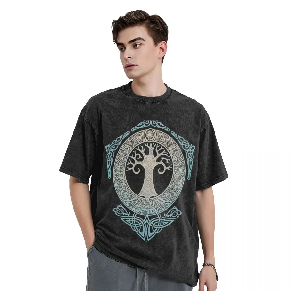 

YGGDRASIL.TREE OF LIFE. T-Shirt graphic t shirt vintage vintage graphic tee T-shirt men