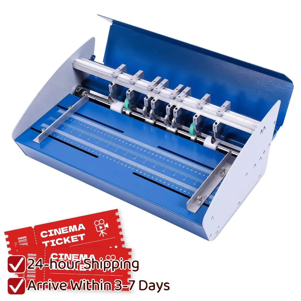 

Фальцевально-биговальная машина 460 мм с линейкой-измерителем для фальцовки, биговки и перфорации бумаги для фотографий, документов, меню, конвертов, заметок