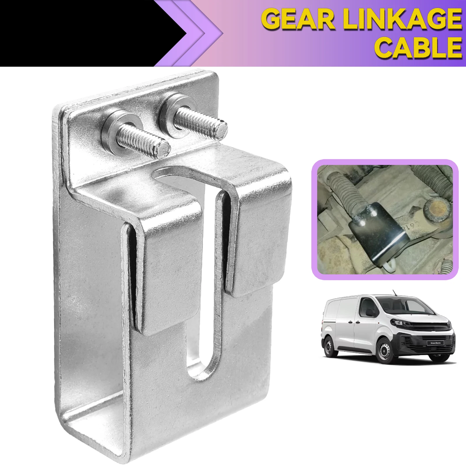 Gear Cable Linkage Repair Kit Gearbox Clip Clamp Gear Cable Repair System for Vauxhall Vivaro Renault Trafic Nissan Primastar