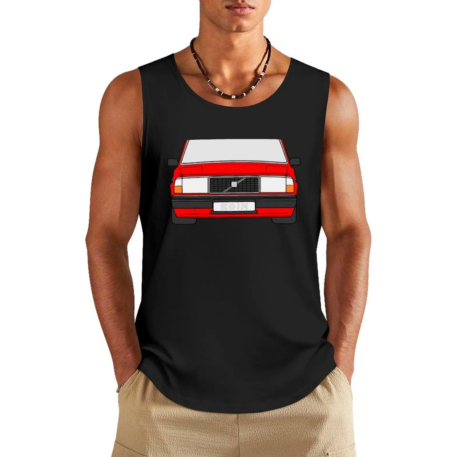 

240 Turbo red color Tank Top gym men fitness clothing for men t-shirt for man