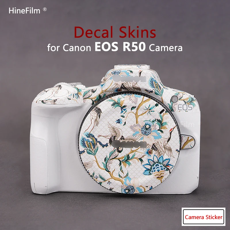 

R50 Camera Decal Skins EOSR50 Anti-Scratch Protective Film for Canon EOS R50 Camera Vinyl Wrap Film