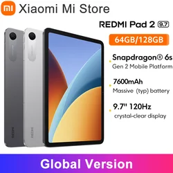 Global Version Xiaomi Redmi PAD 2 9.7 Snapdragon® 6s 4G Gen 2 Mobile Platform 2K 120Hz true clarity 7600mAh massive power 9.7
