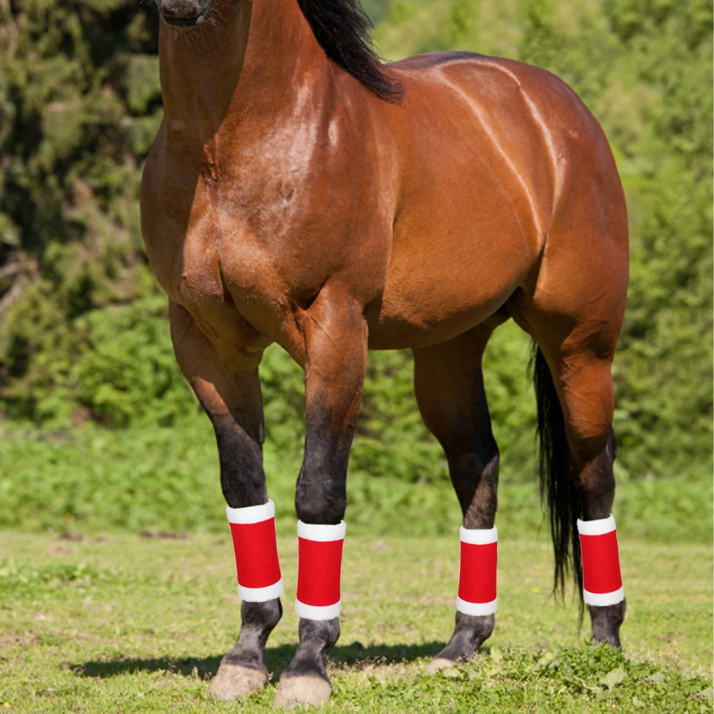 

Horse Christmas Hat Horse Santa Hat Xmas Horse Hat Holiday Cap Horse Party Hat Riding Race Equestrian Equipment for Christmas