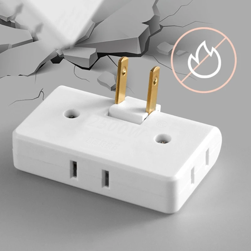 Ổ Cắm Điện Mở Rộng 180° Nối Dài Bộ Chuyển Đổi Ổ Cắm Xoay Được Ổ Cắm USB Chuyển Đổi Thả Con Tàu