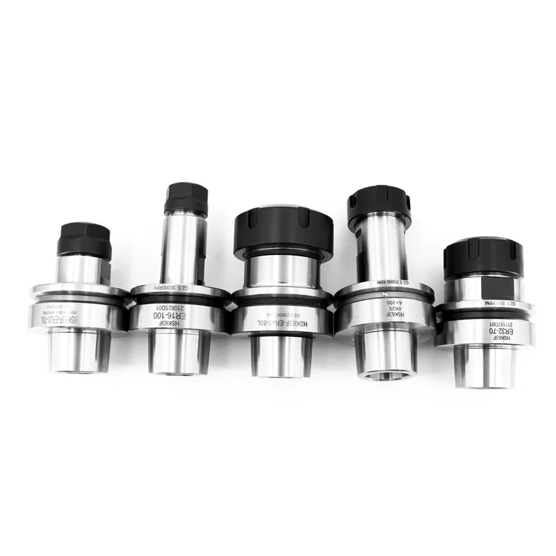 HSK63F tool holders HSK63F-specification ER20ER25ER32ER40 tool holders and HSK63F-specification ER-type tool holders for woodwor