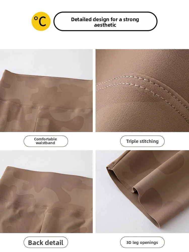   Person Five-Viertel Yoga Arkskin Hose Damen Outdoor Wear Fitn Radfahren Hohe Taille Orts Tummy Control Butt Liftin...