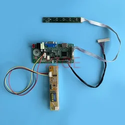 For LP154WX2 LP154WX4 LP154WX5 LCD Screen Driver Controller Board LVDS 30 Pin HDMI-Compatible Monitor VGA Kit DIY 1CCFL 1280*800