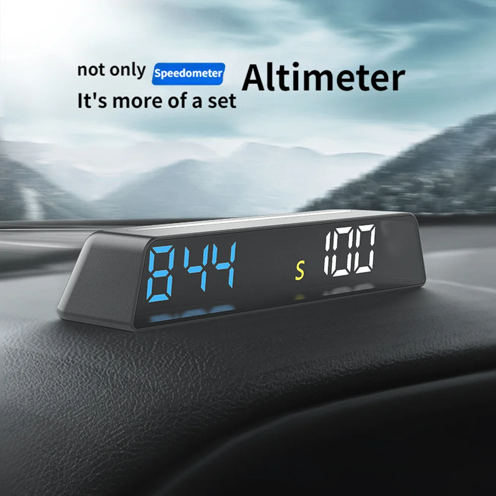 Car Head Up Display GPS Digital Speedometer HUD Car Code Table Altimeter GPS Beidou USB Powered Auto Electronics Accessories