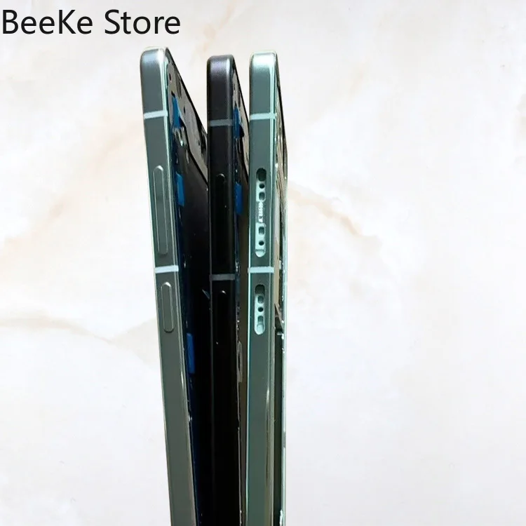 For Vivo X200 Pro mini X300 Ultra 5G Front Plate LCD Bezel Case Holder Screen Housing Chassis Repair Middle Frame + Side Button