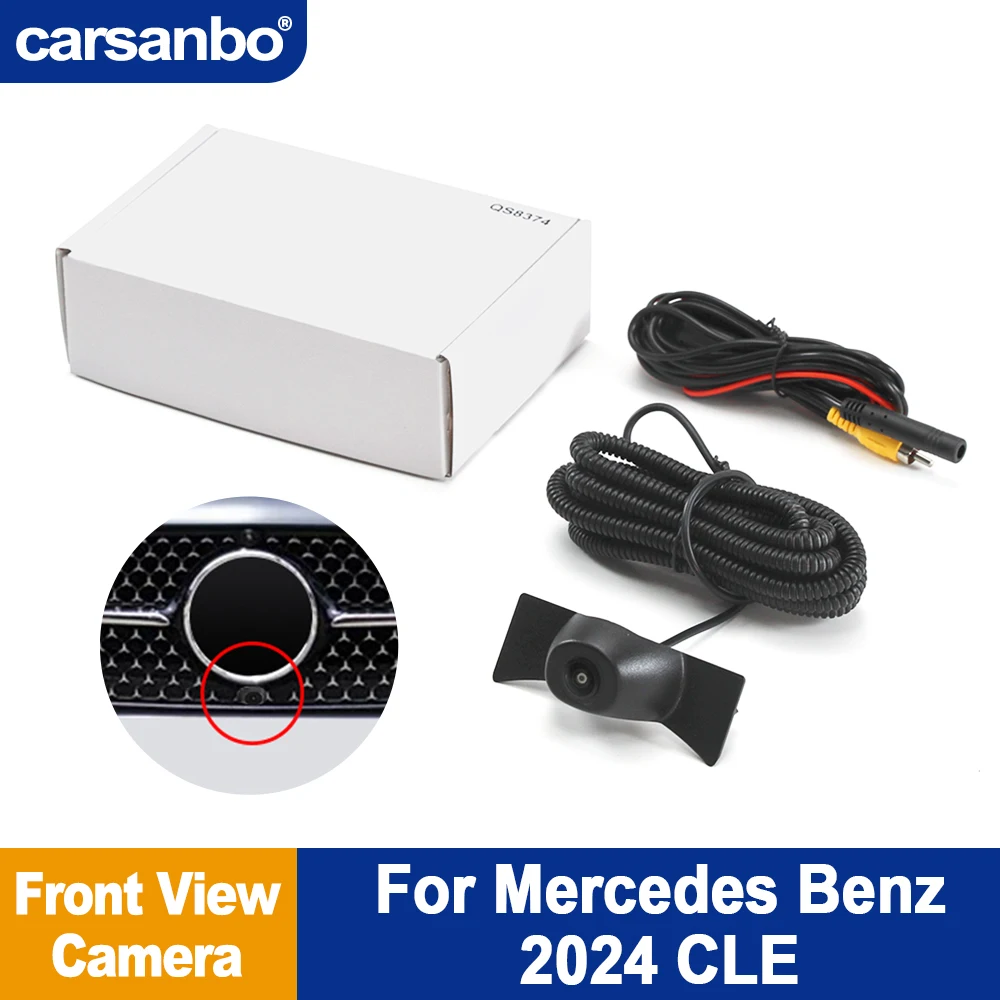 

Carsanbo For Mercedes Benz 2024 CLE Front View Camera Car Waterproof Night Vision Fisheye Vehicle OEM Camera