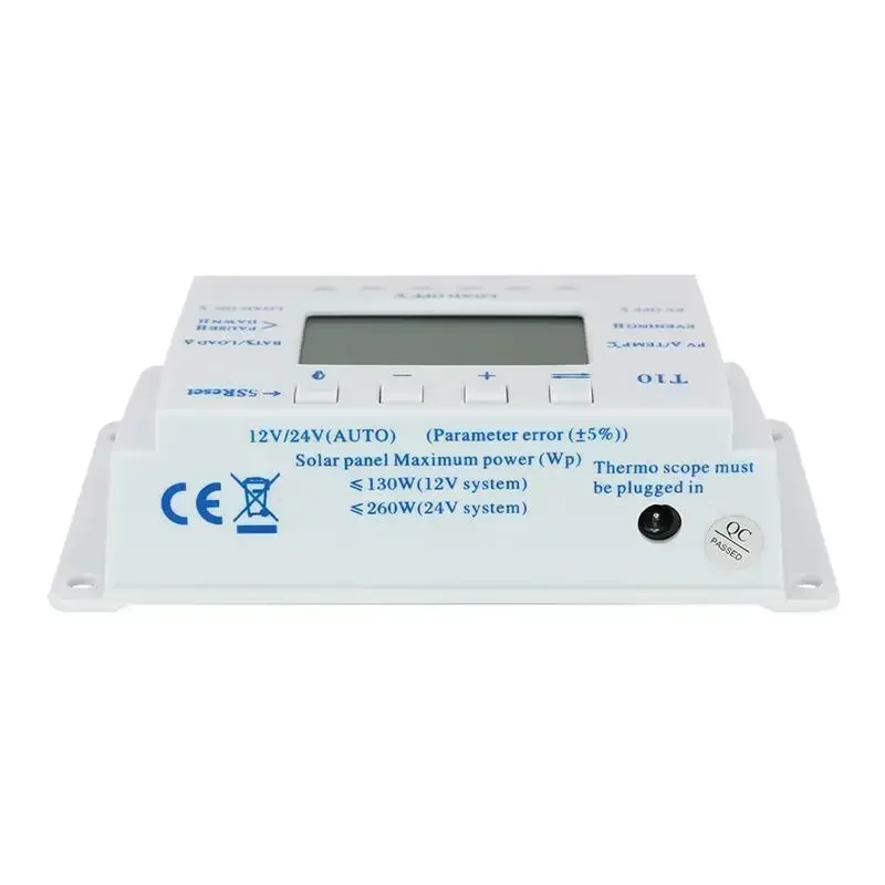 Morning Light Function 12V/24V Solar Controller MPPT Charge Controller Interval Rest Time Three-time Controller