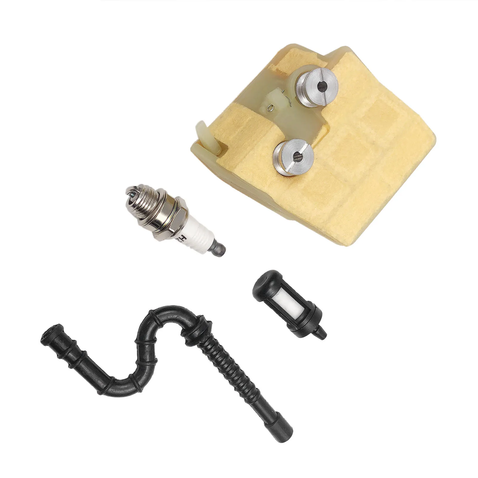 4pcs/set FILTER FUEL LINE SPARK PLUG Tune Up Kit FIT FOR STIHL CHAINSAW 026 026 PRO MS260 MS240 Repalce for 1121 120 1612