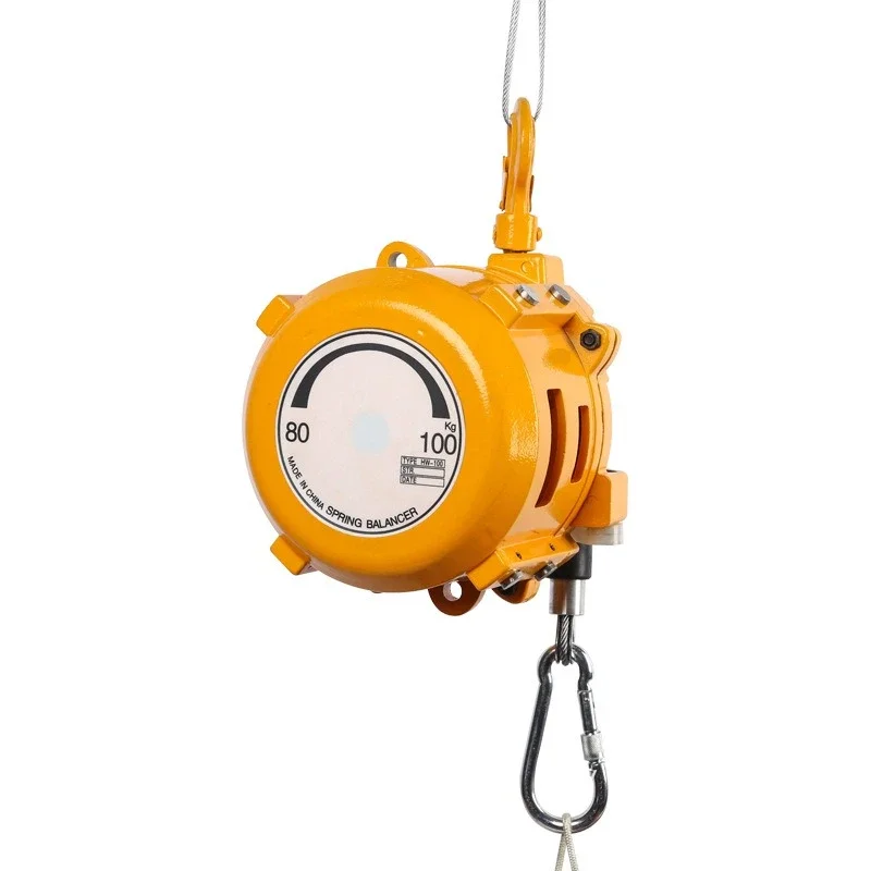

Tower suspension spring balancer for self-locking tension balance hanging assembly line