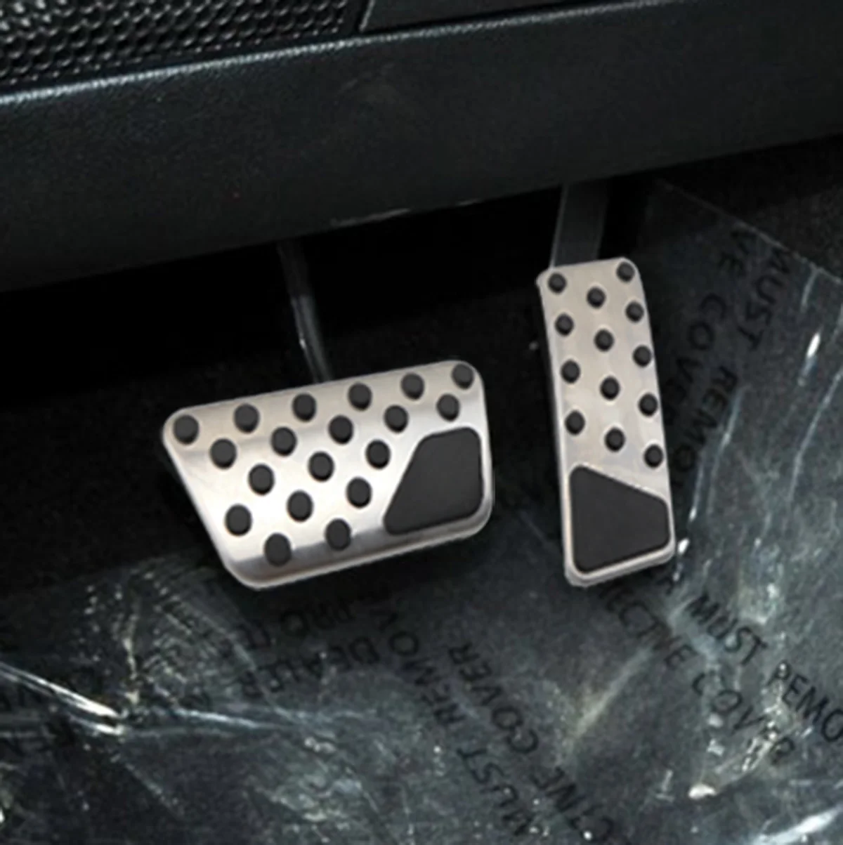 Non Slip Aluminum Foot Gas Brake Pedal Automatic TransmissionPedal Fit For Jeep Wrangler JK 2007-2017 Accessories