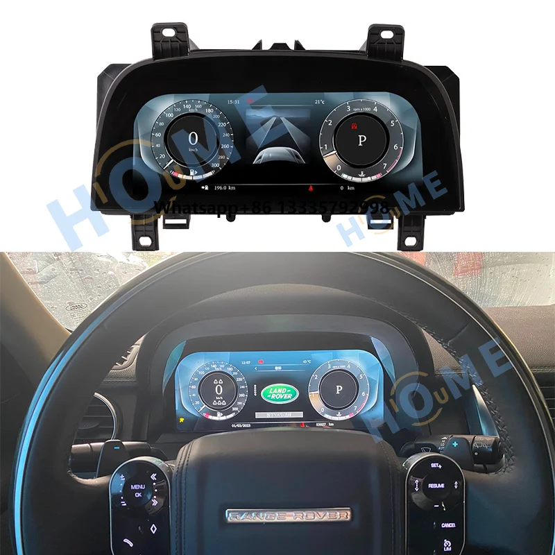 

Carplay Speedometer for Range Rover Discovery 4 LCD Dashboard Modification Smart Car LCD Digital Cluster Instrument Panel Linux
