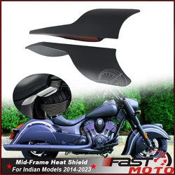 Motorcycle Mid-Frame Heat Shield Protector Cover For Indian 2014-2023 Chief Chieftain Springfield Vintage Roadmaster Dark Horse