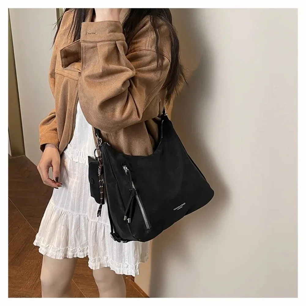 Lässige Leichte Schultertasche mit Großer Kapazität Multifunktionale Tragetasche Umhängetasche für Damen – Detail 13