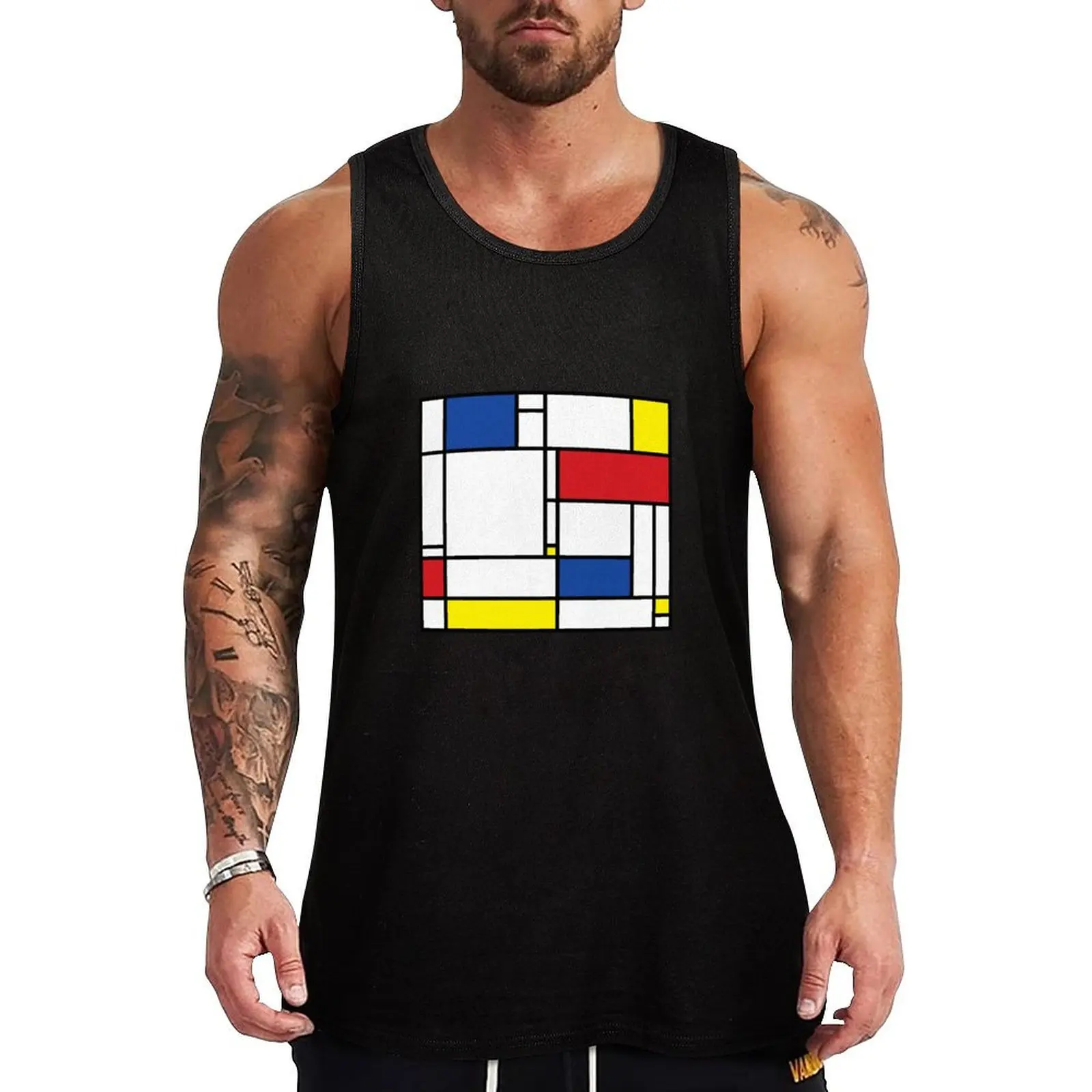 Mondrian Minimalist De Stijl Modern Art I.I ? fatfatin Tank Top basketball clothing bodybuilding