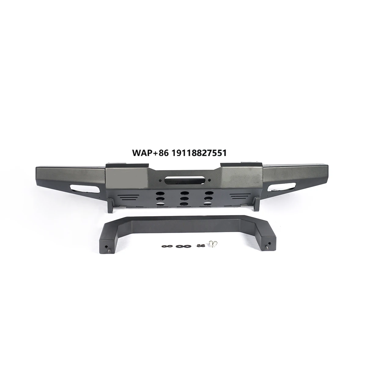 

Новый стальной передний бампер с вырезами фаркопа для Defender 1990-2016 гг.