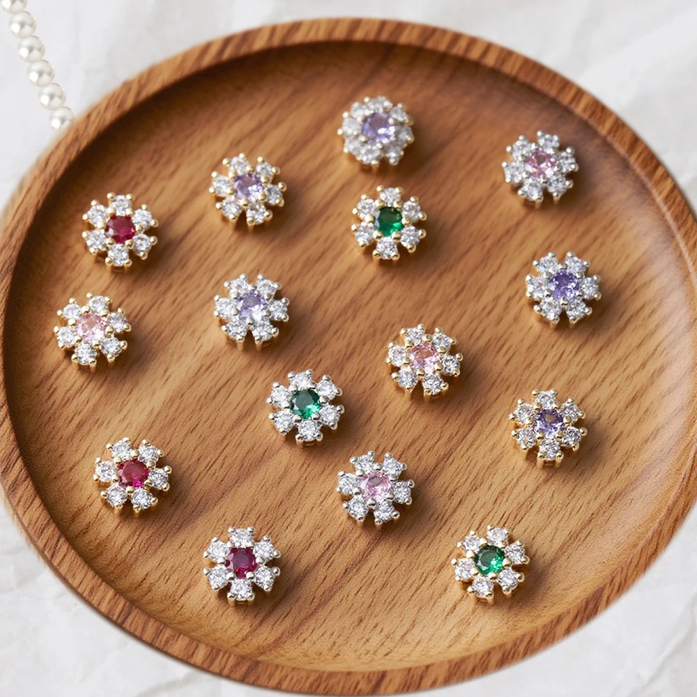 

Cordial Design 50Pcs 8*8MM Jewelry Findings/Copper/Bracelets Accessories/Hand Made/Genuine Gold Plating/Flower Shape #194978