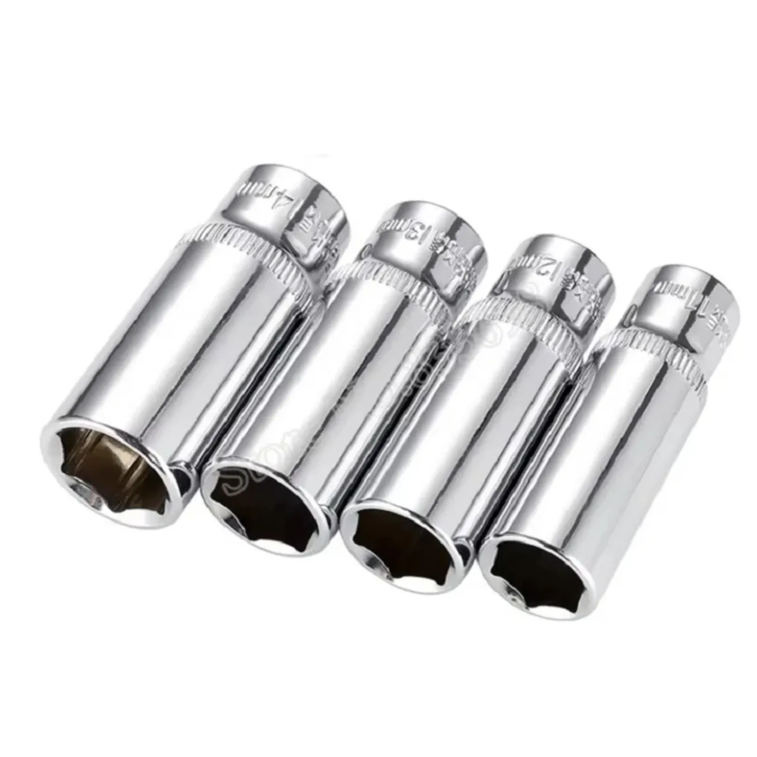 Hex Long Socket Metric Chrome Vanadium Socket Set 3/8