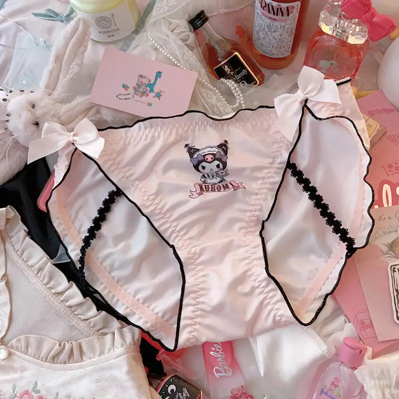 Hot Anime Kuromi Lingerie Sexy Women Kawaii Sweetheart Cartoon Style Women's Panties Student Underwear Japanese Women T Panties