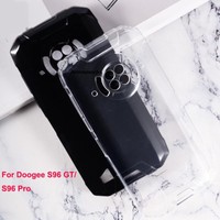 shockproof black case for doogee s96 gt s96gt bumper caso protective soft tpu phone cover guard on s96pro funda shell etui