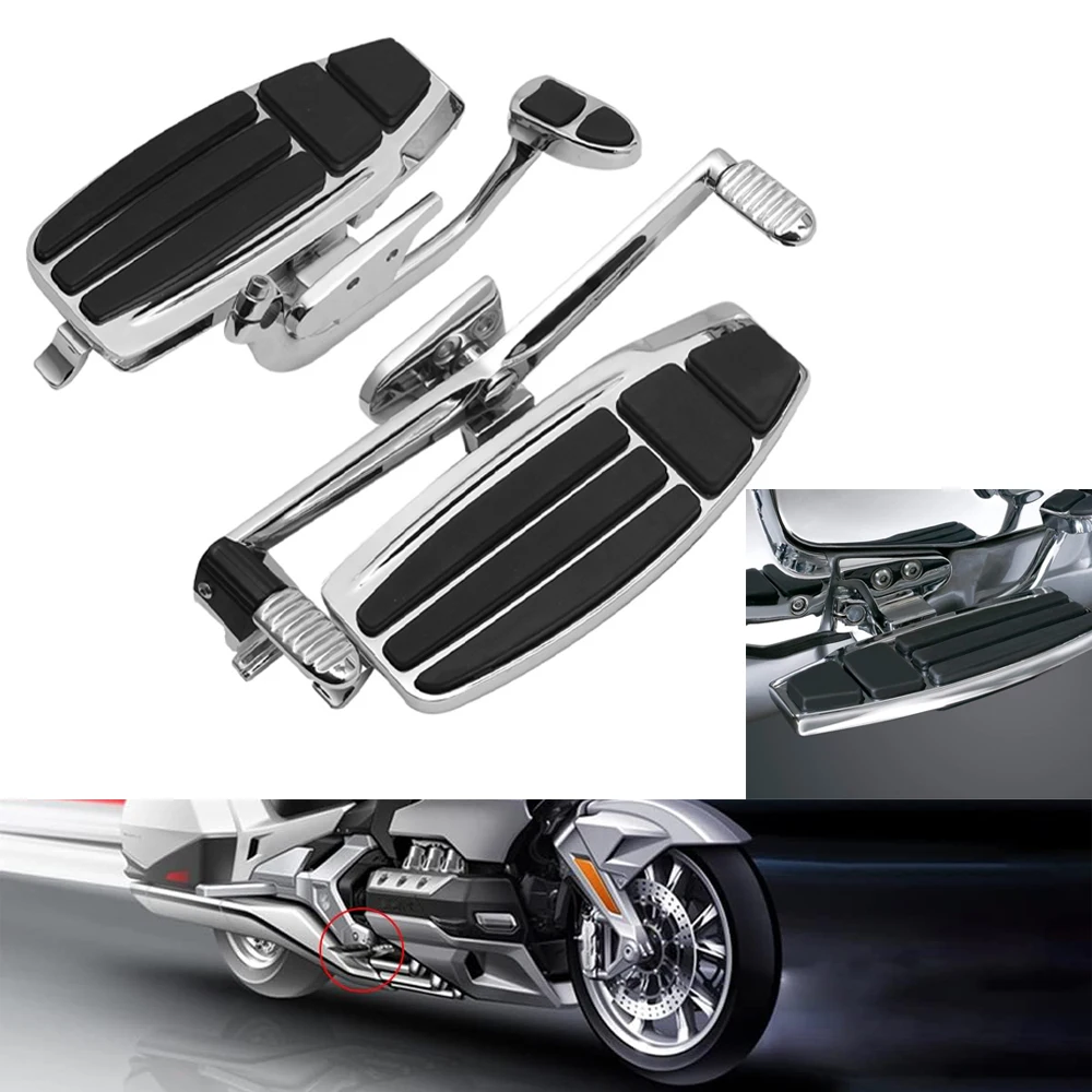 Chrome Driver Floorboard Forward Control Kit For Honda GoldWing GL1800 ABS GL1800A Valkyrie GL1800C F6B GL1800B Gold Wing 01-17