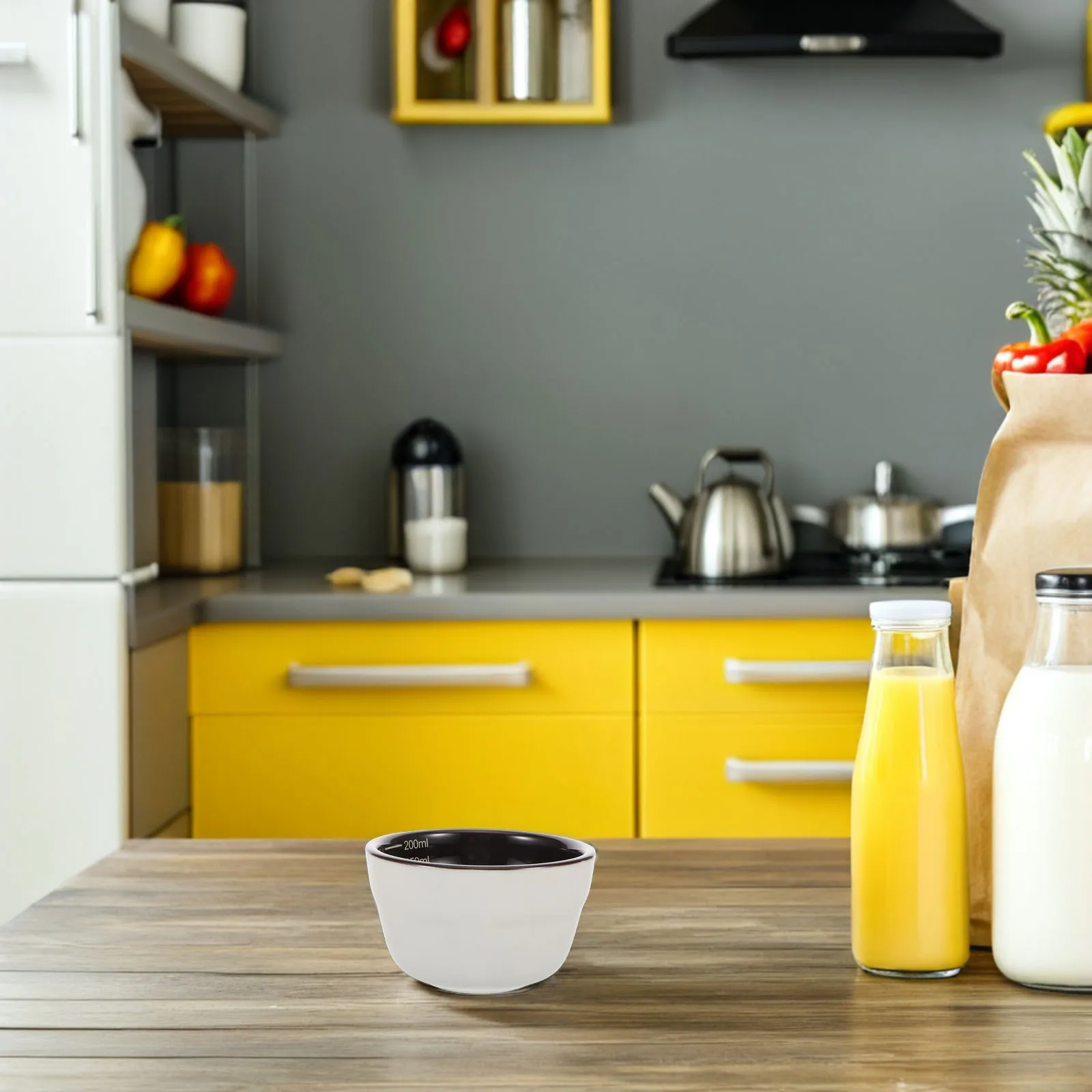 Coffee Cupping Tool 200ml Ceramic Measuring Bowl Porcelain Tasting Container Portable Home